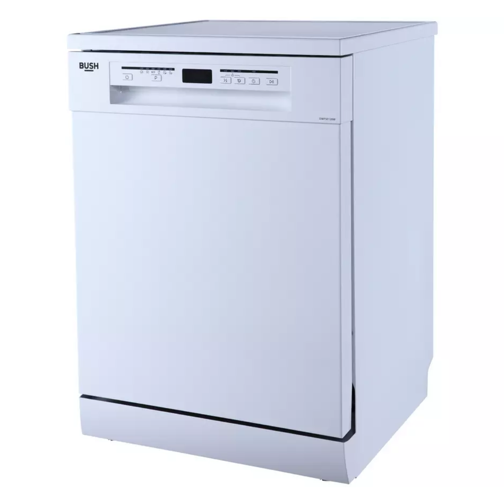 Bush DWFSE126W Full Size Dishwasher - White - E Rated  (EX-DISPLAY/C)