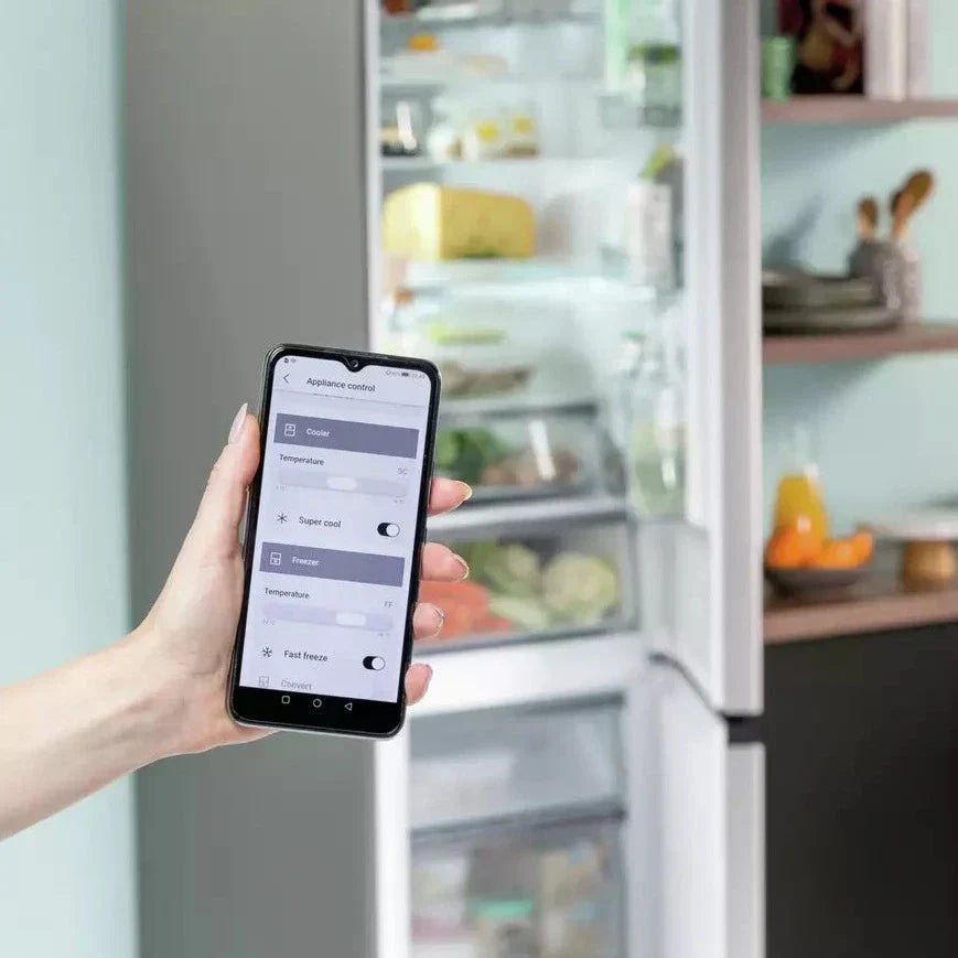 Hisense RB470N4SICUK Wifi Connected 60/40 Frost Free Fridge Freezer - Stainless Steel #63637