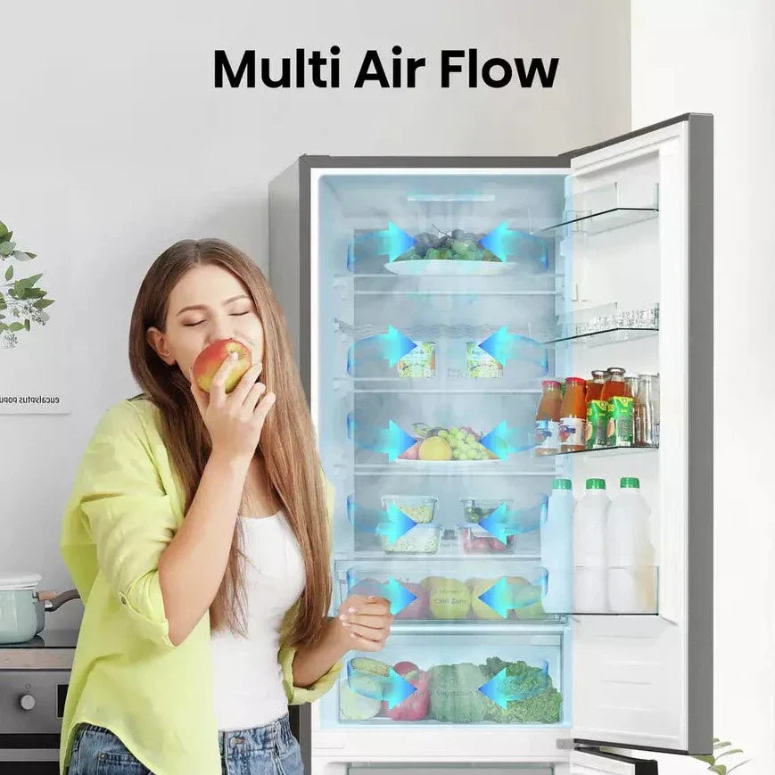 Hisense RB470N4SICUK Wifi Connected 60/40 Frost Free Fridge Freezer - Stainless Steel #63637
