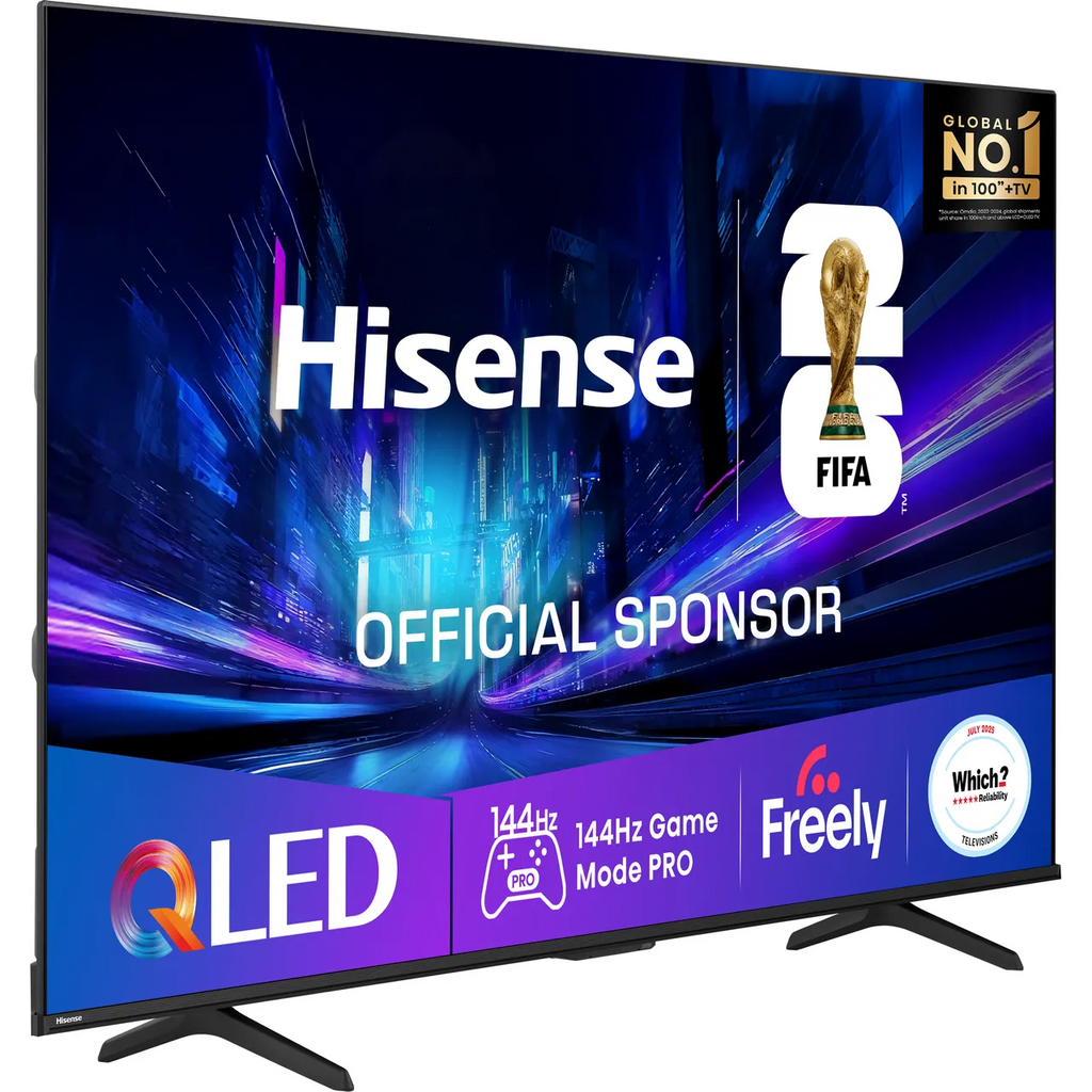 Hisense E78Q 85" 4K Ultra HD QLED Smart Freely TV [2025] - 85E78QTUK PRO