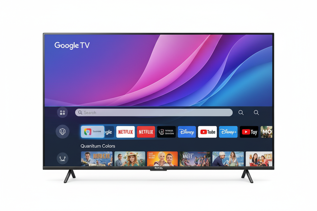 ROYAL 75" Inch QLED Google TV (RTV75QM20P)